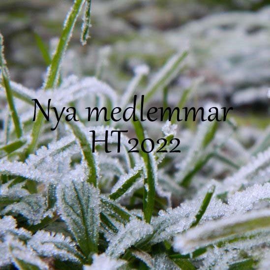 Nytillkomna medlemmar